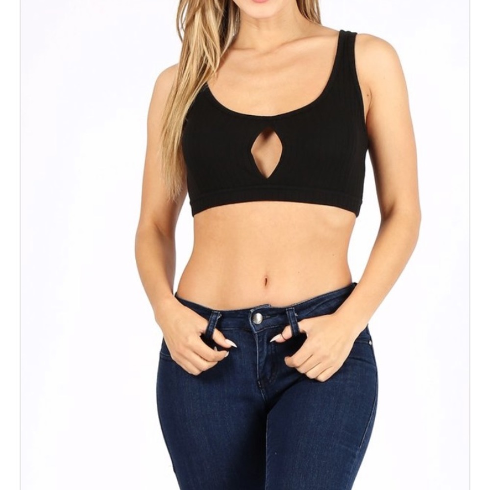 Black Crop Top